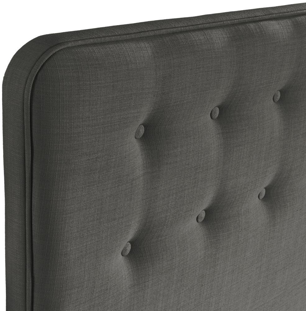 Product photograph of Manhattan Granite Floorstanding Fabric Headboard from Choice Furniture Superstore.