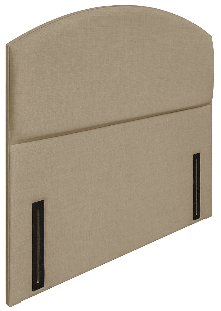 Product photograph of Monaco Sand Fabric Headboard - H 122cm from Choice Furniture Superstore.