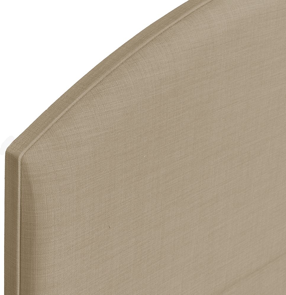 Product photograph of Monaco Sand Floorstanding Fabric Headboard from Choice Furniture Superstore.