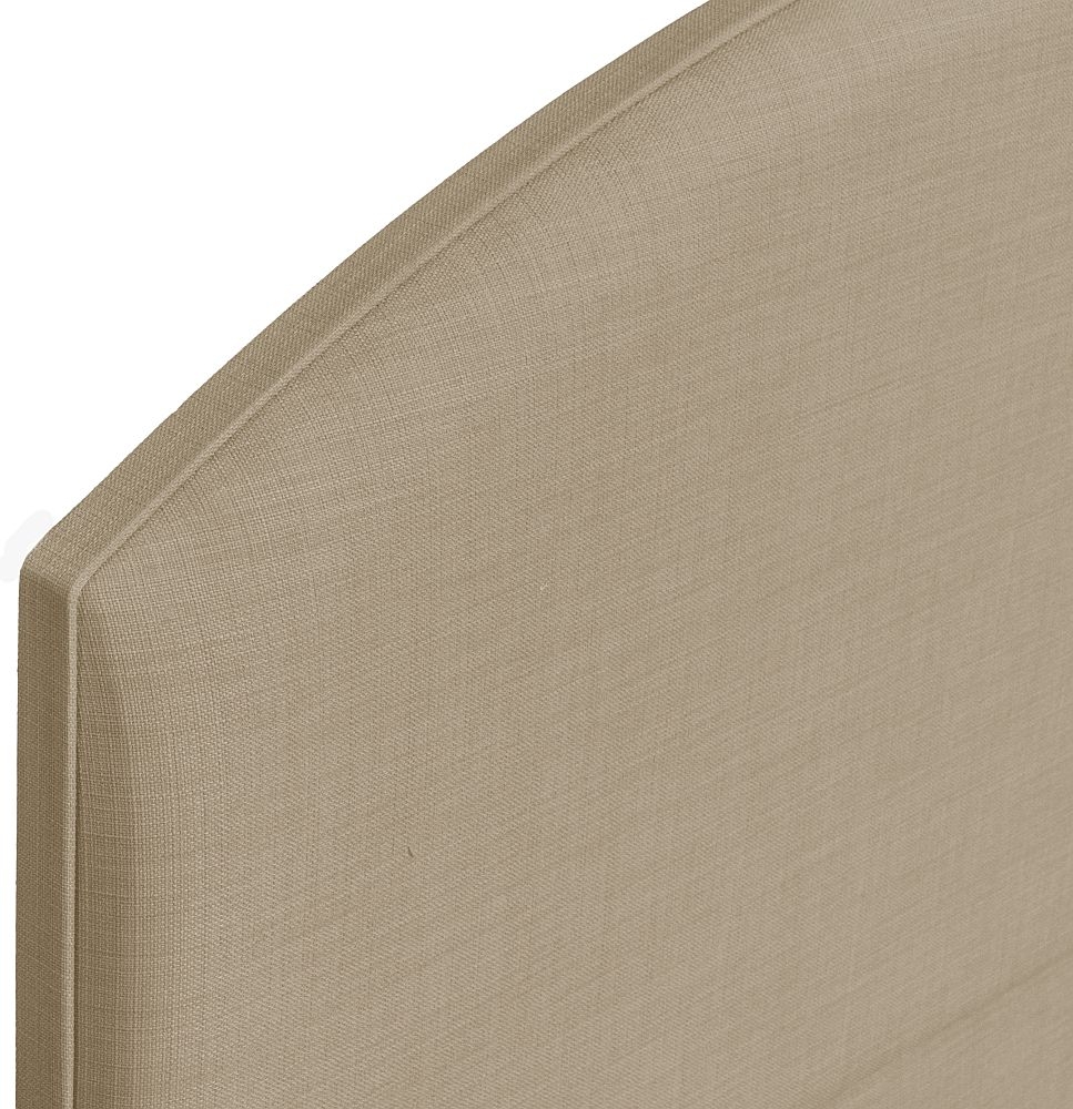 Product photograph of Monaco Sand Fabric Headboard - H 122cm from Choice Furniture Superstore.