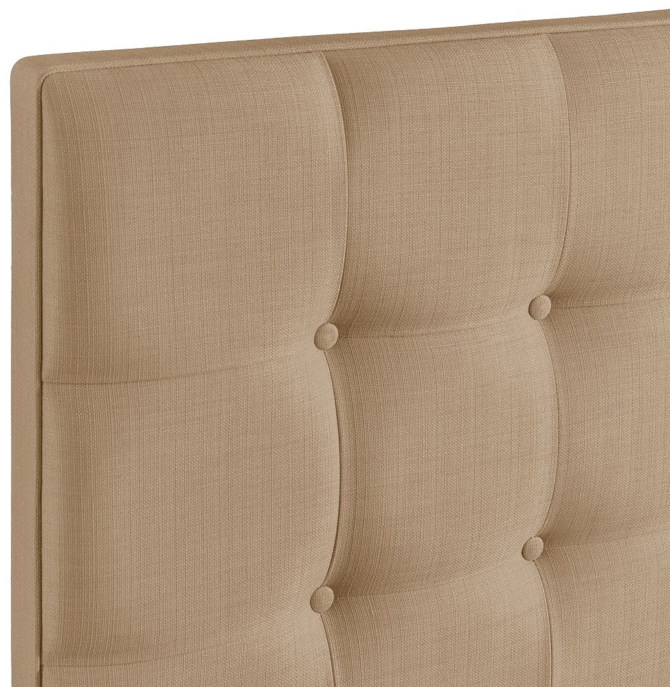 Product photograph of Ravello Oatmeal Fabric Headboard - H 122cm from Choice Furniture Superstore.