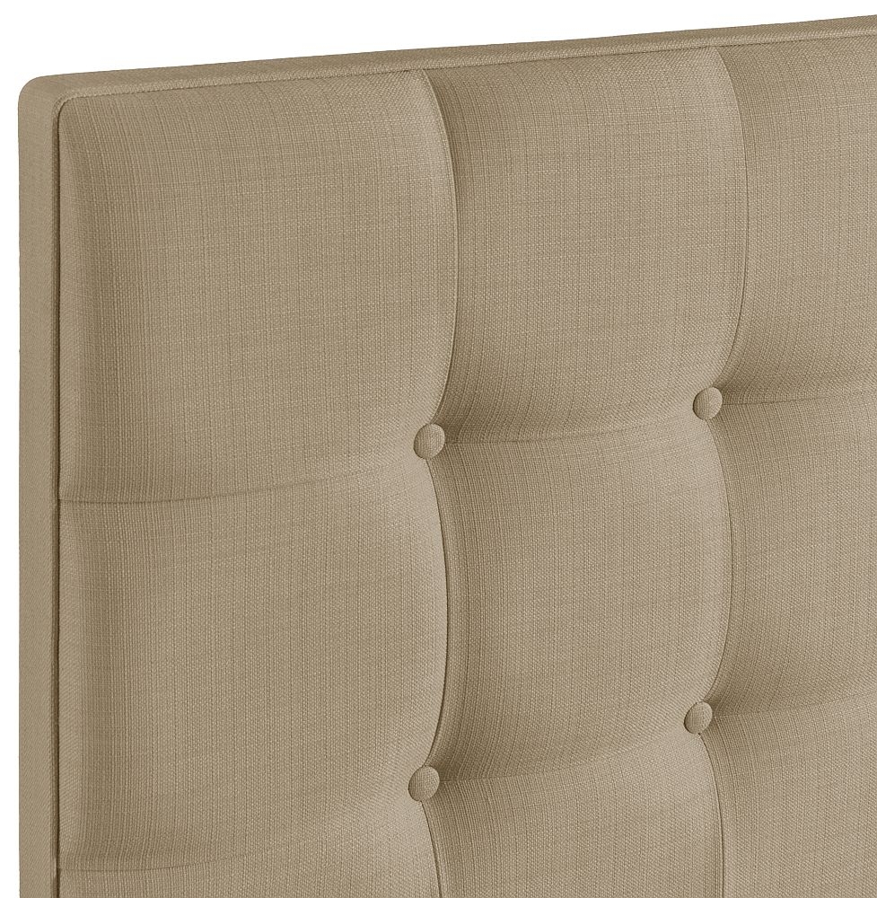 Product photograph of Ravello Sand Floorstanding Fabric Headboard from Choice Furniture Superstore.
