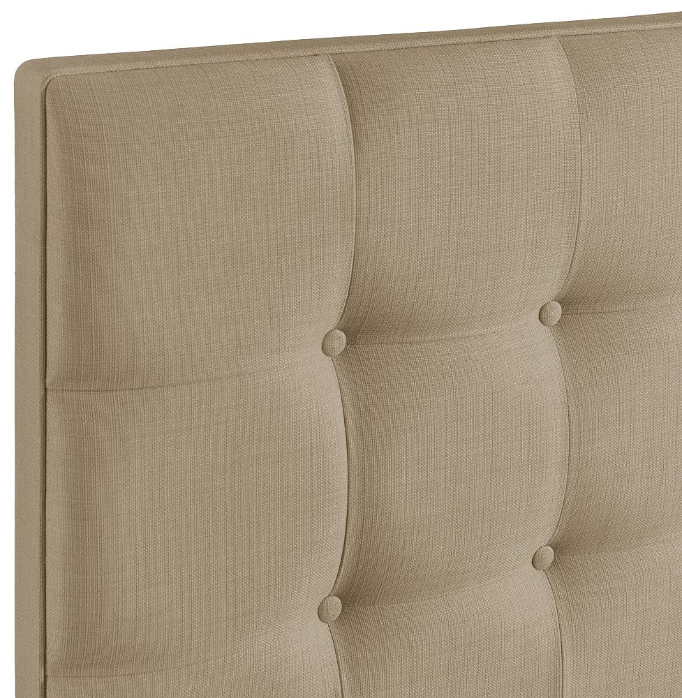 Product photograph of Ravello Sand Fabric Headboard - H 122cm from Choice Furniture Superstore.