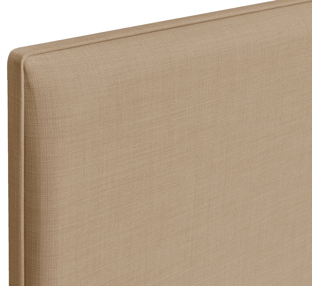 Product photograph of St Tropez Oatmeal Fabric Floor Standing Headboard from Choice Furniture Superstore.