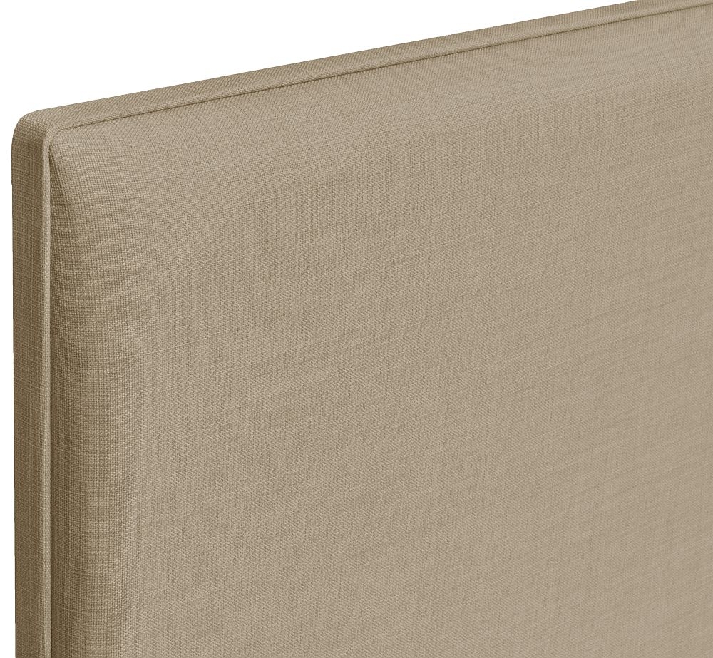 Product photograph of St Tropez Sand Floorstanding Fabric Headboard from Choice Furniture Superstore.