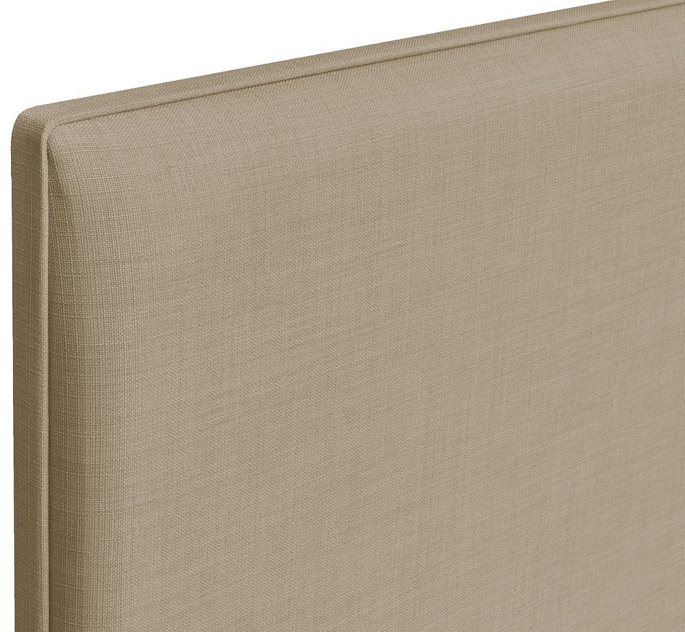 Product photograph of St Tropez Sand Fabric Floor Standing Headboard from Choice Furniture Superstore.