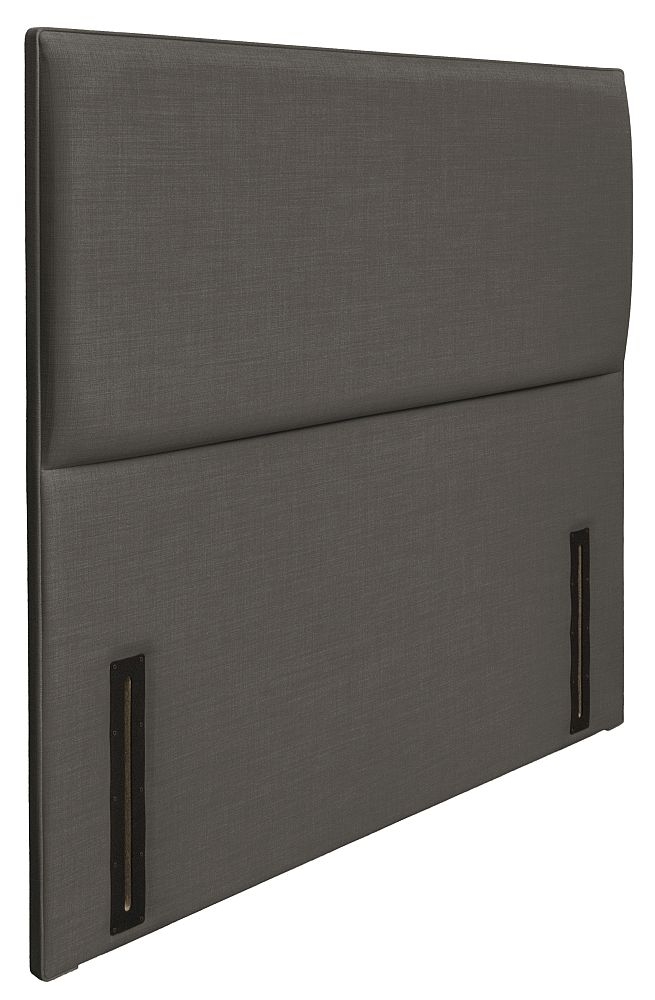 Product photograph of St Tropez Slate Floorstanding Fabric Headboard from Choice Furniture Superstore.