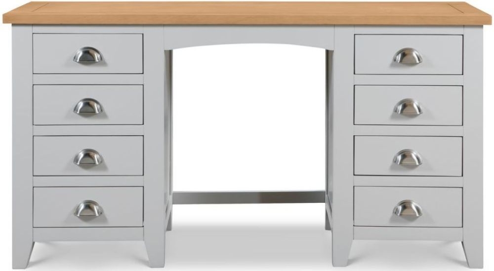 Richmond Grey Painted Dressing Table with Stool