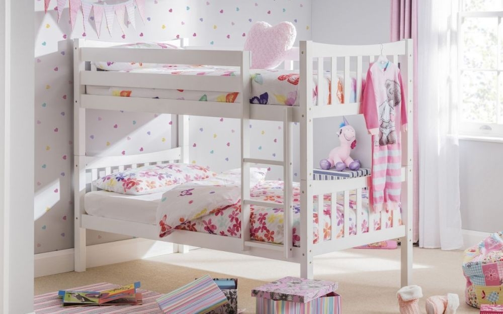 Product photograph of Zodiac White Bunk Bed from Choice Furniture Superstore.