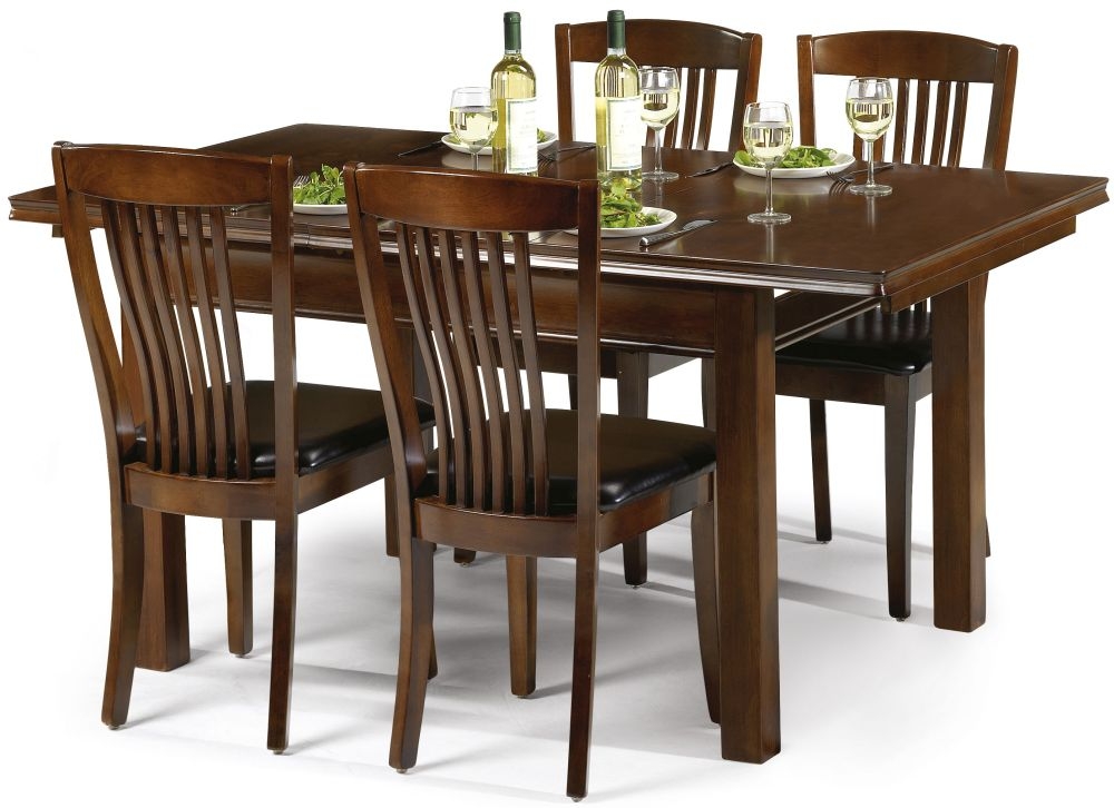 Product photograph of Canterbury Mahogany 4-6 Seater Extending Dining Table from Choice Furniture Superstore.