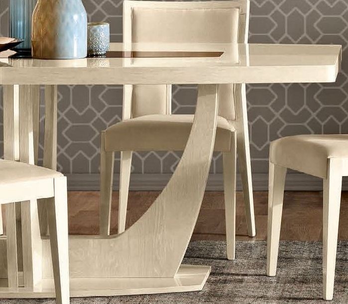 Product photograph of Camel Ambra Day Sand Birch Italian Large Extending Dining Table from Choice Furniture Superstore.