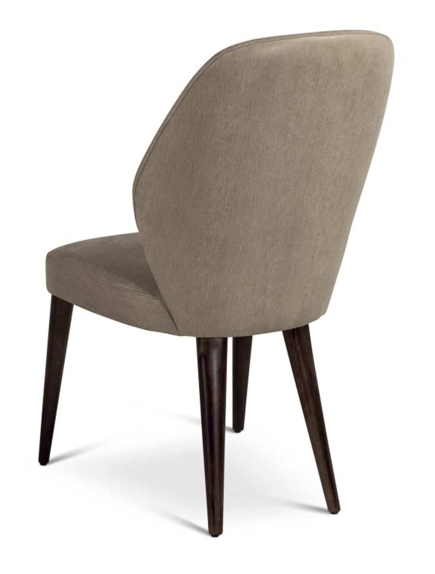 Product photograph of Tessa Nabuk Fabric Dining Chair - Variation Available from Choice Furniture Superstore.