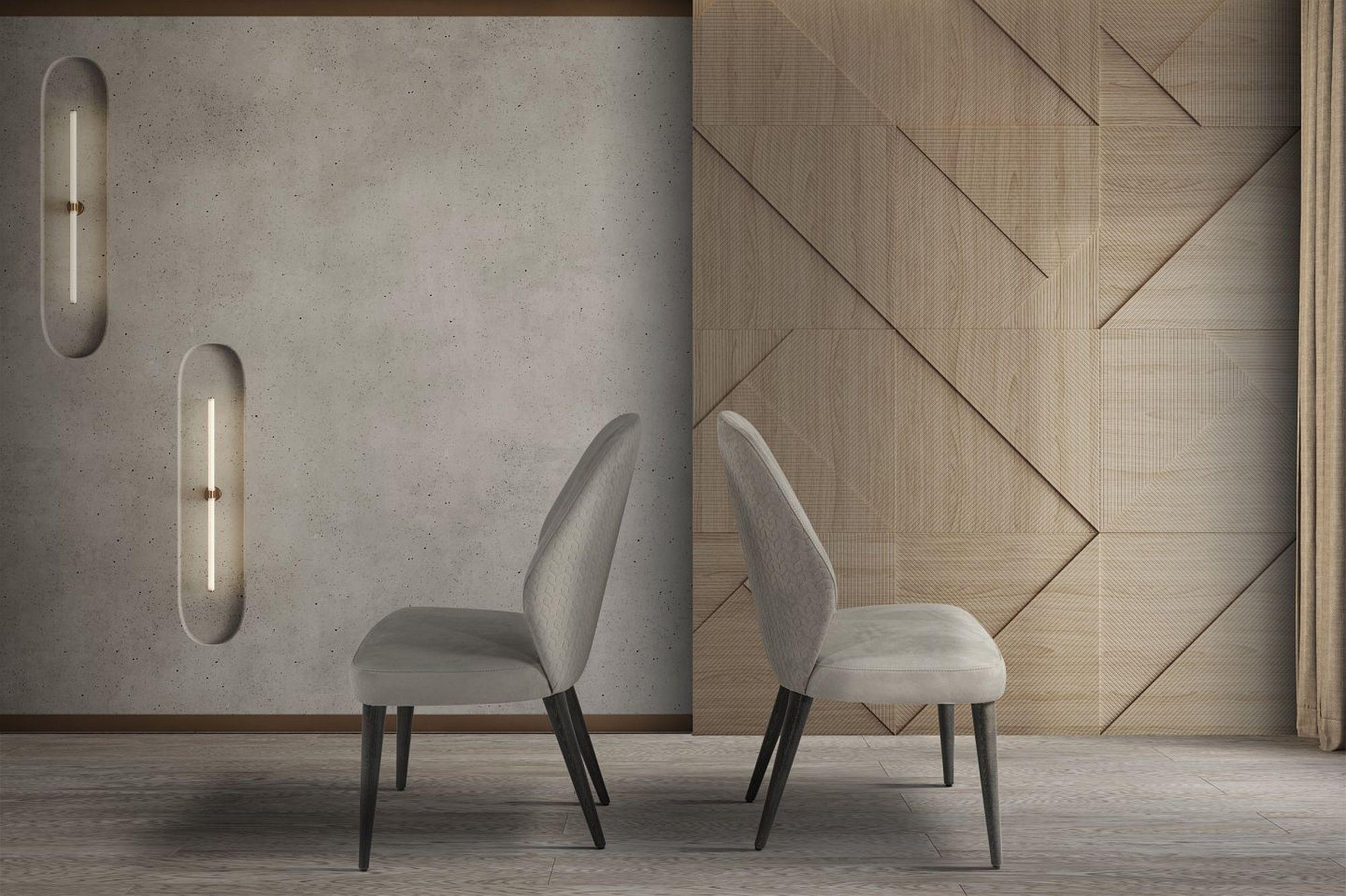 Product photograph of Tessa Nabuk Fabric Dining Chair - Variation Available from Choice Furniture Superstore.