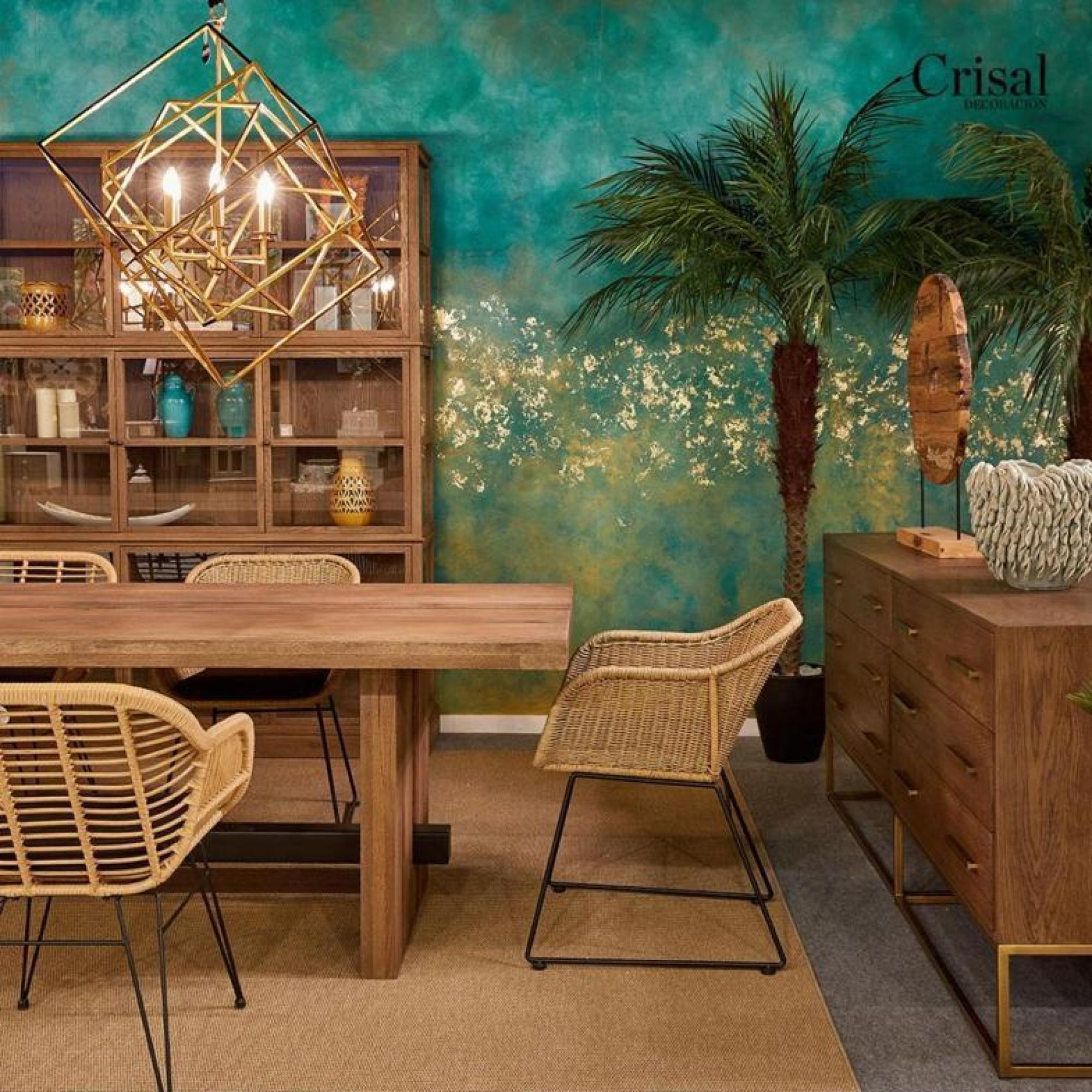 Product photograph of Crisal Decoracion Oak Wood 3 Drawer Chest from Choice Furniture Superstore.