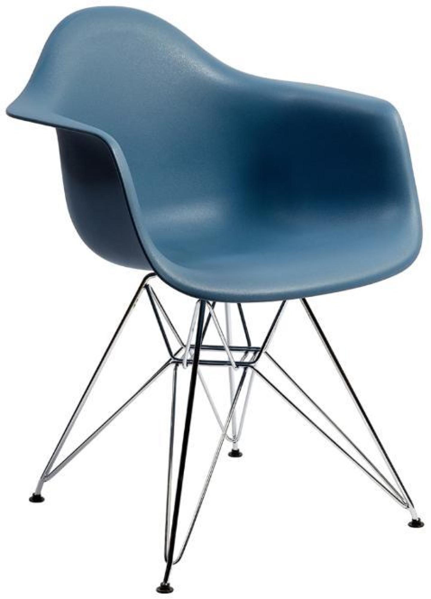 Product photograph of Blue Armchair Dining Chair Sold In Pairs from Choice Furniture Superstore.