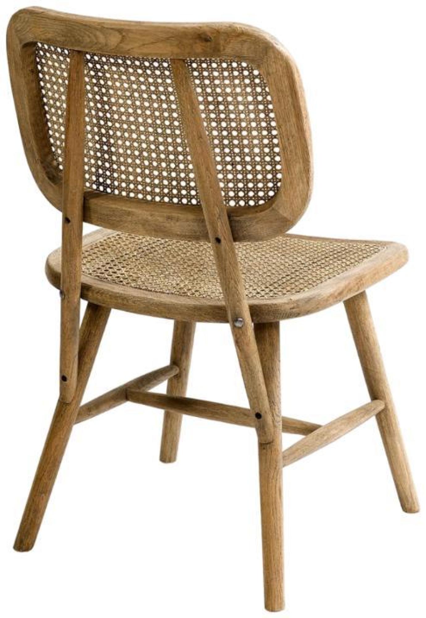 Product photograph of Crisal Decoracion Natural Oak Grid Dining Chair Sold In Pairs from Choice Furniture Superstore.
