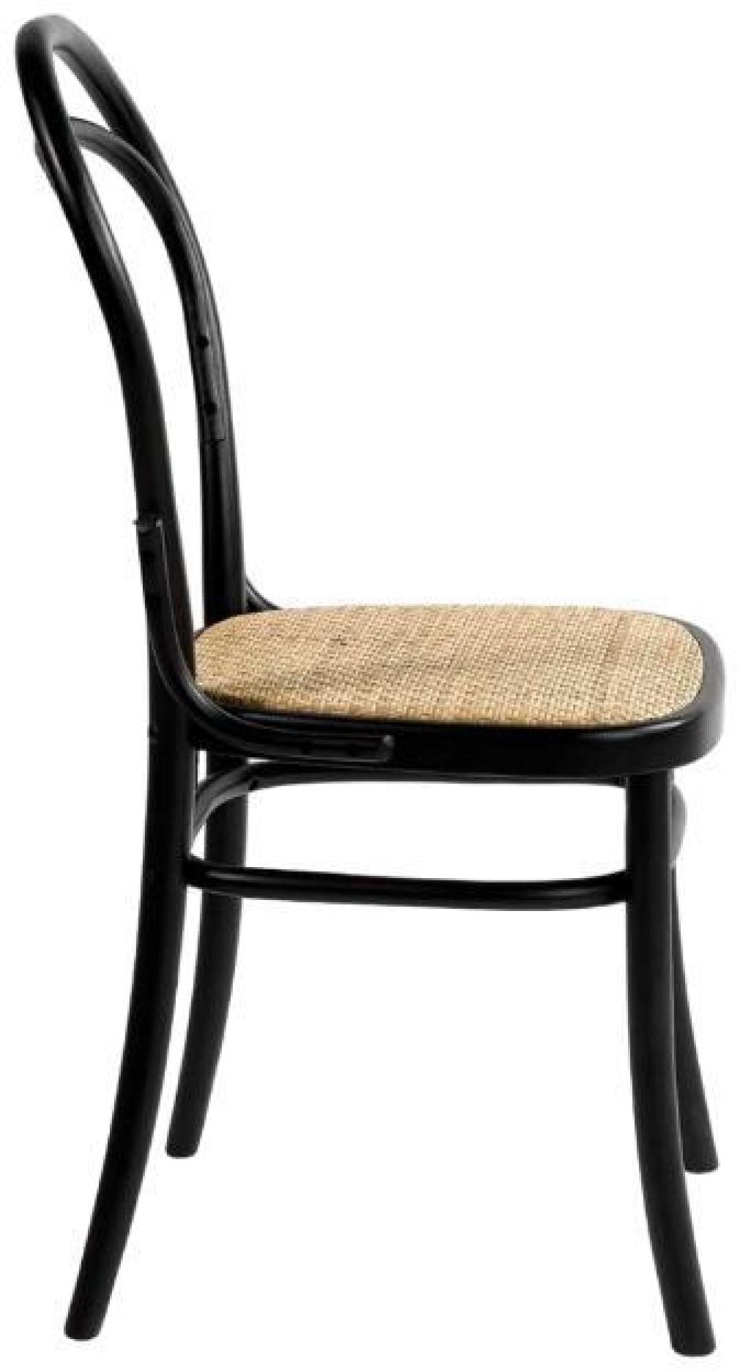 Product photograph of Black Rattan Dining Chair Sold In Pairs from Choice Furniture Superstore.