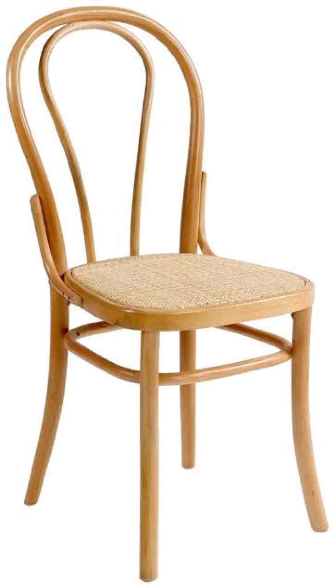 Product photograph of Natural Rattan Seat Dining Chair Sold In Pairs from Choice Furniture Superstore.