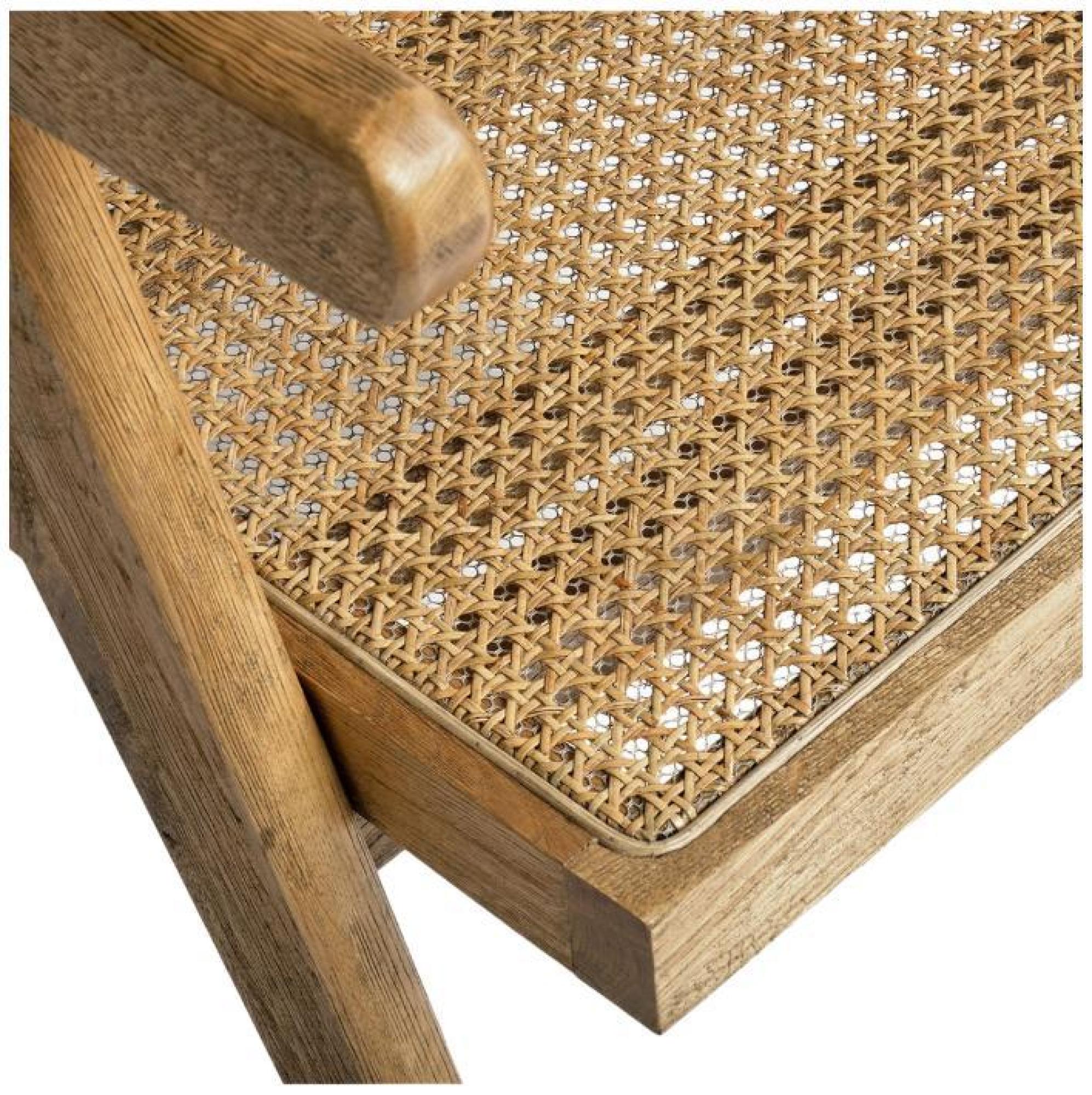 Product photograph of Crisal Decoracion Natural Oak Mesh Dining Chair Sold In Pairs from Choice Furniture Superstore.