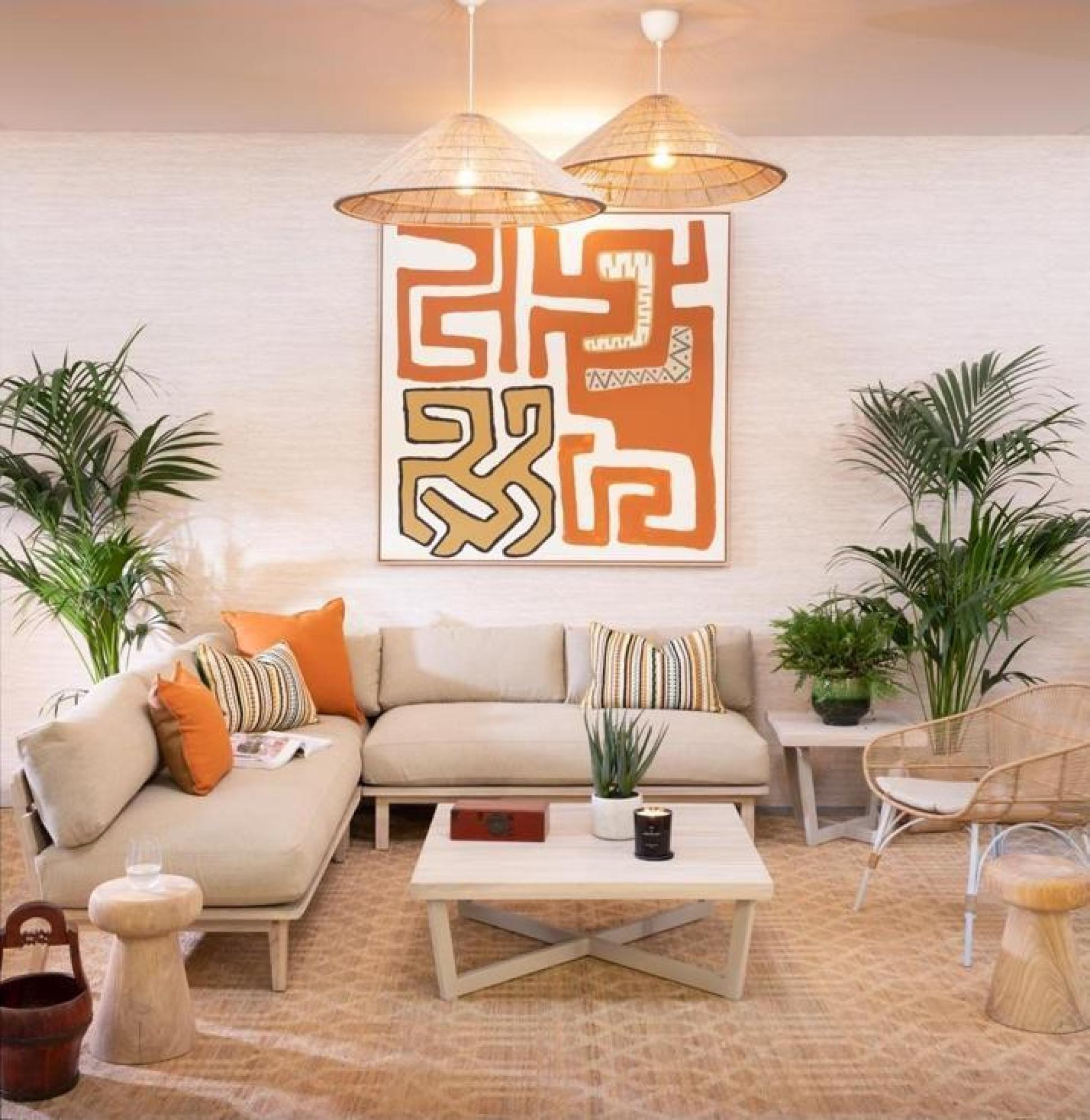 Product photograph of Crisal Decoracion Linen Synthetic Rattan Conical Lampshade from Choice Furniture Superstore.