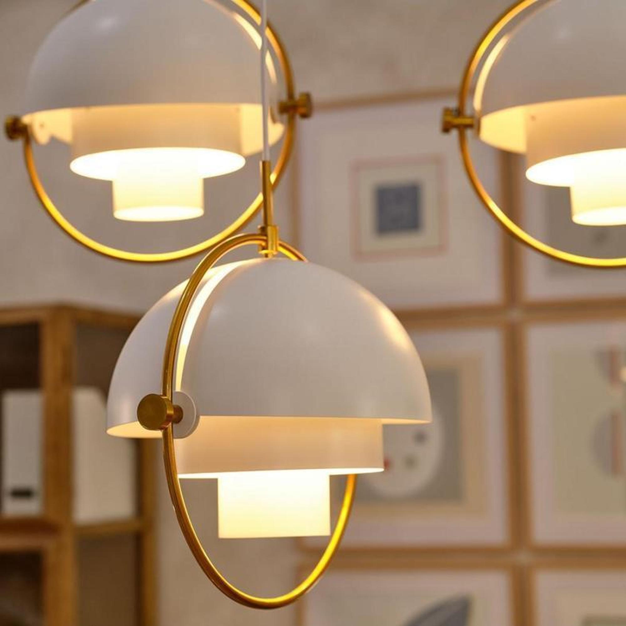 Product photograph of Gold Metal Hemispheres Ceiling Lamp from Choice Furniture Superstore.