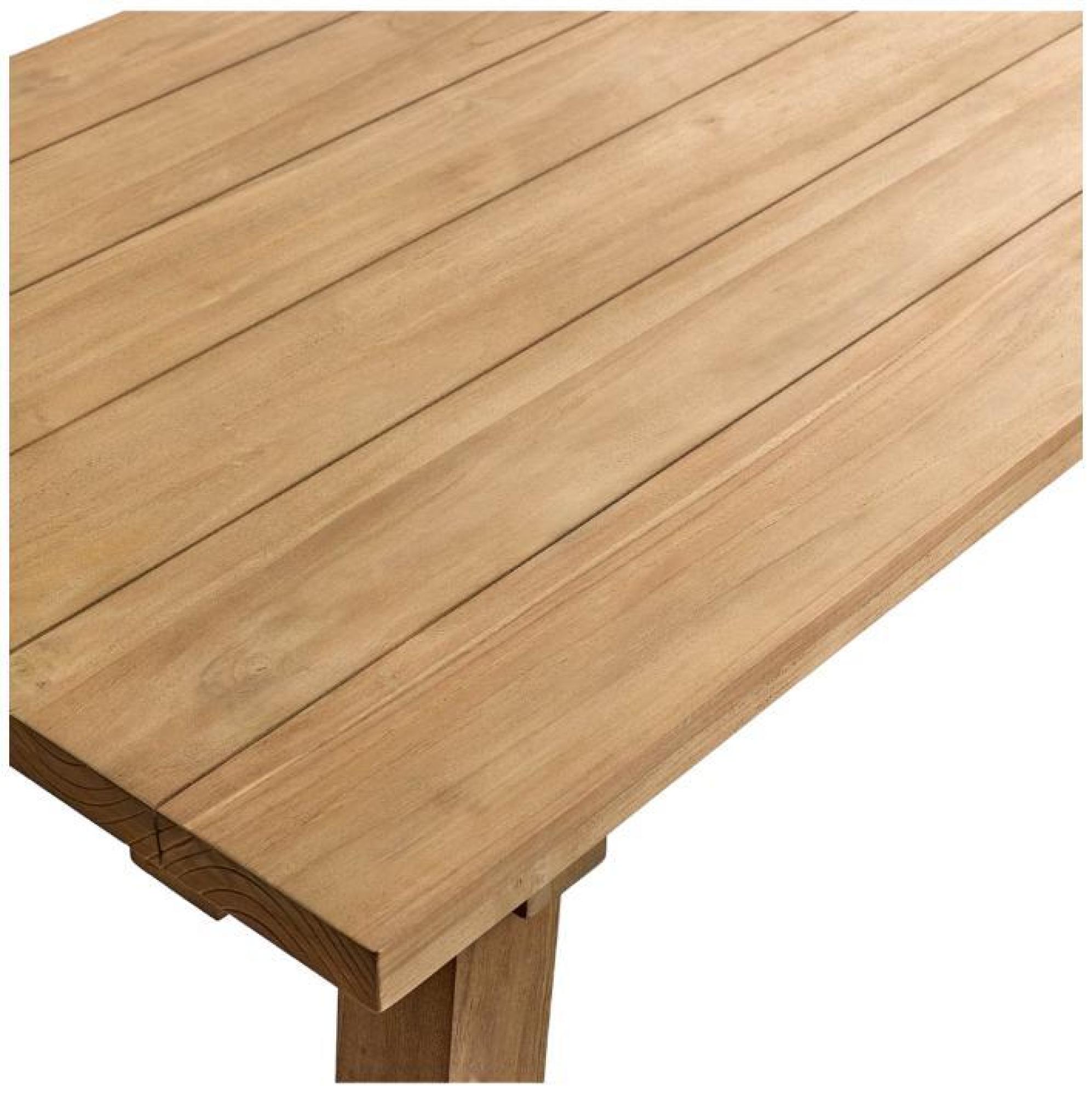 Product photograph of Crisal Decoracion Natural Rectangular Dining Table - 6 Seater from Choice Furniture Superstore.