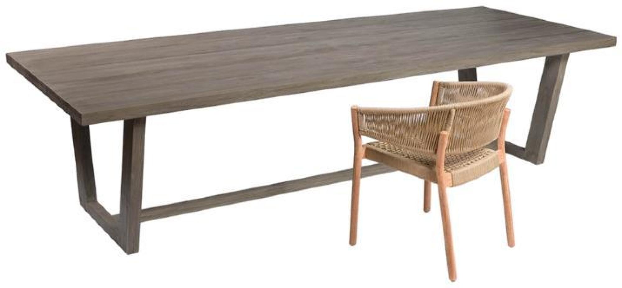 Product photograph of Grey Rectangular Dining Table - 8 Seater from Choice Furniture Superstore.