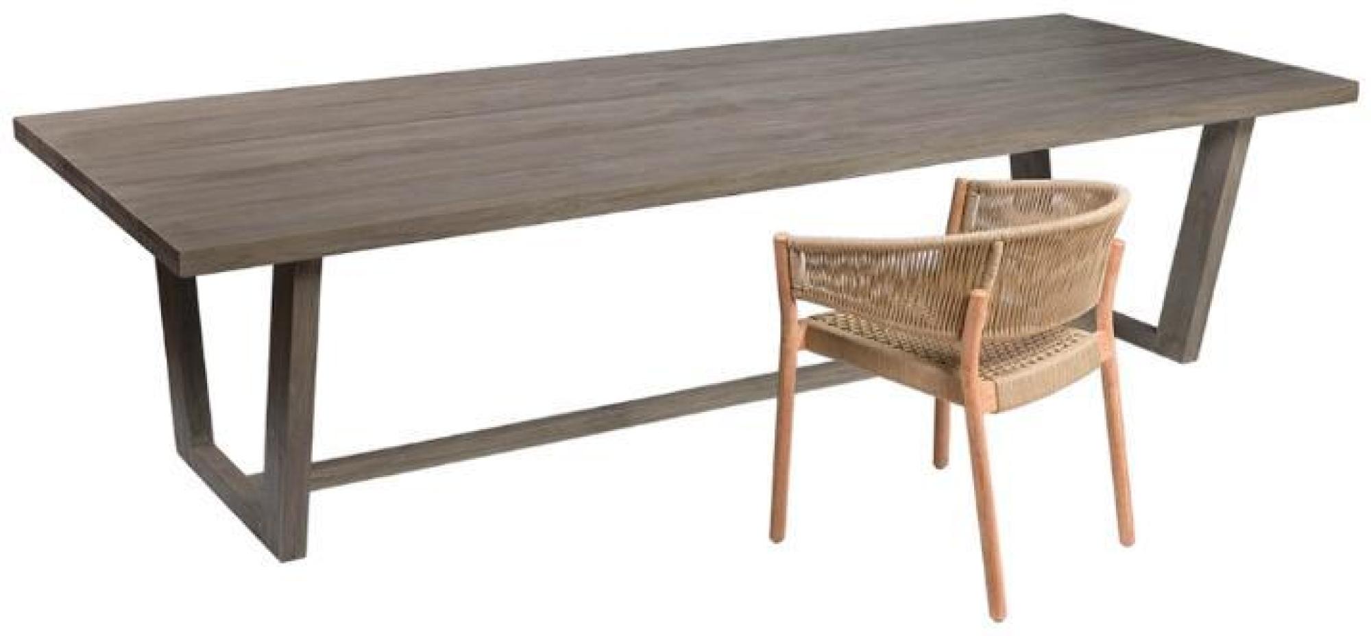 Product photograph of Crisal Decoracion Grey Rectangular Dining Table - 8 Seater from Choice Furniture Superstore.