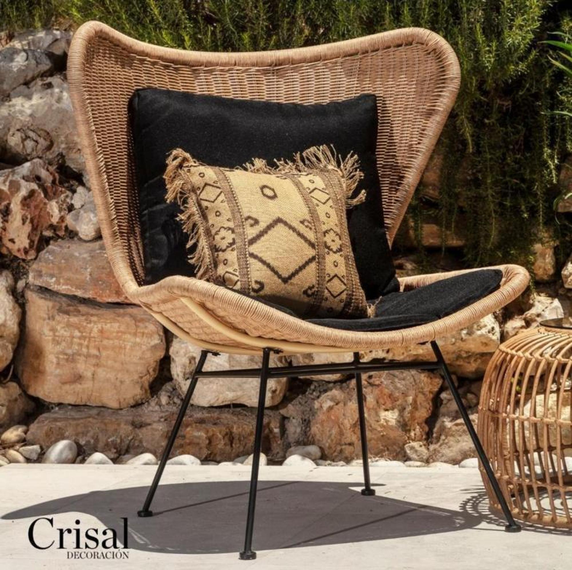 Product photograph of Crisal Decoracion Natural Outdoor Round Coffee Table from Choice Furniture Superstore.