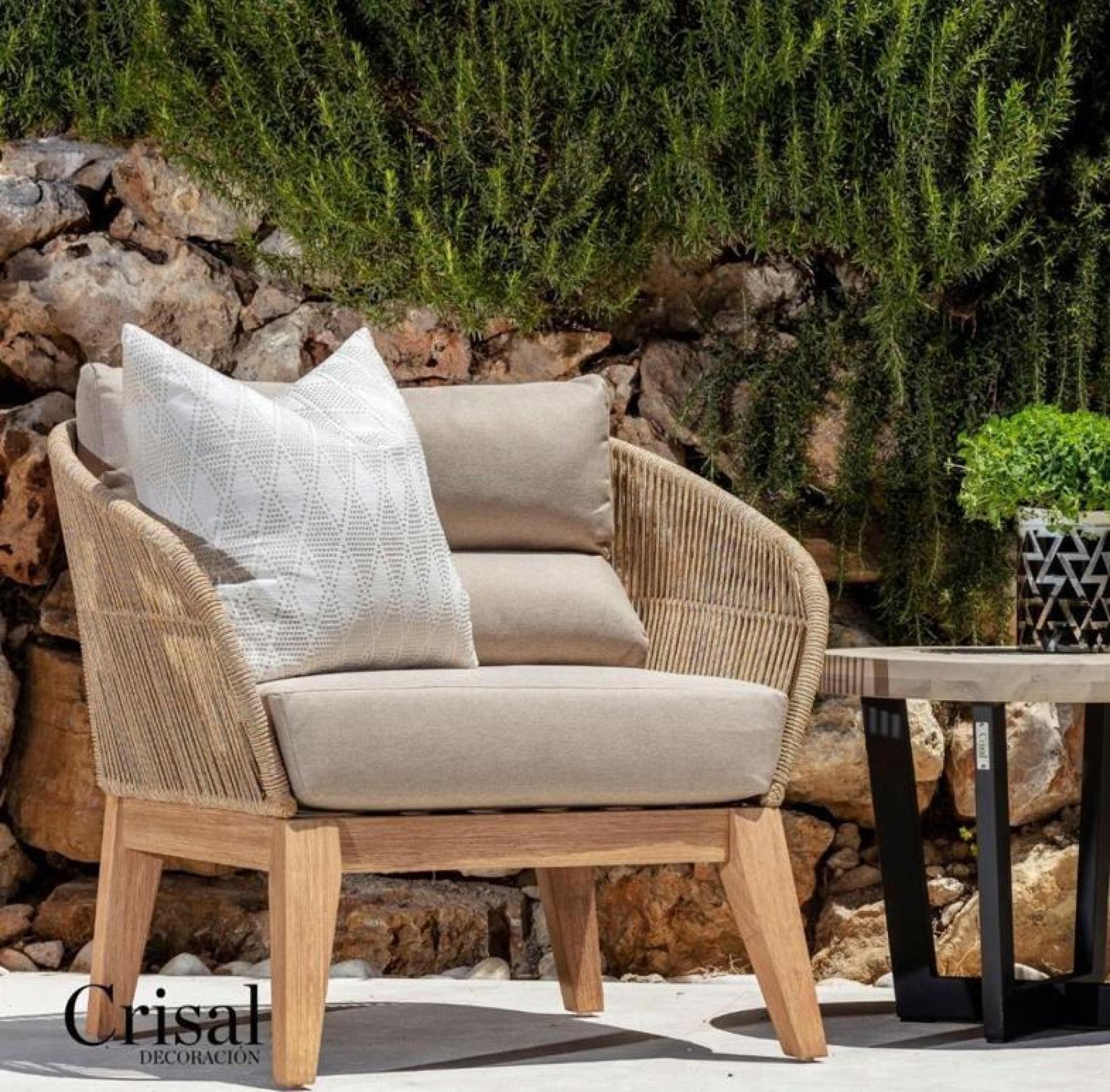 Product photograph of Ivory Teak Wood Round Side Table from Choice Furniture Superstore.