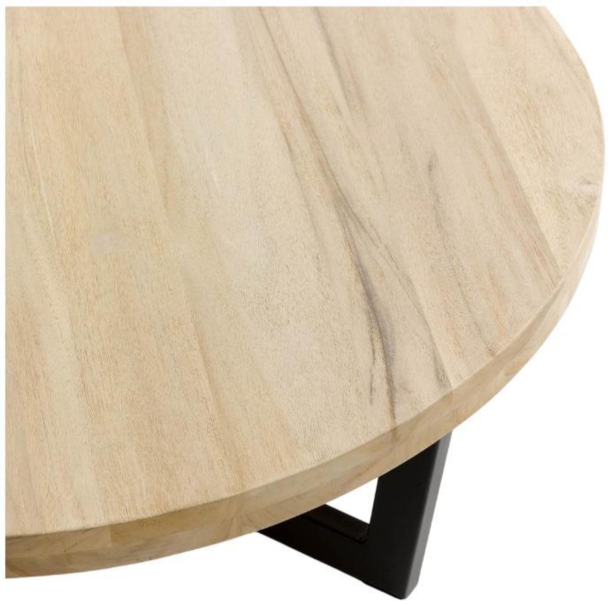 Product photograph of Ivory Round Coffee Table from Choice Furniture Superstore.