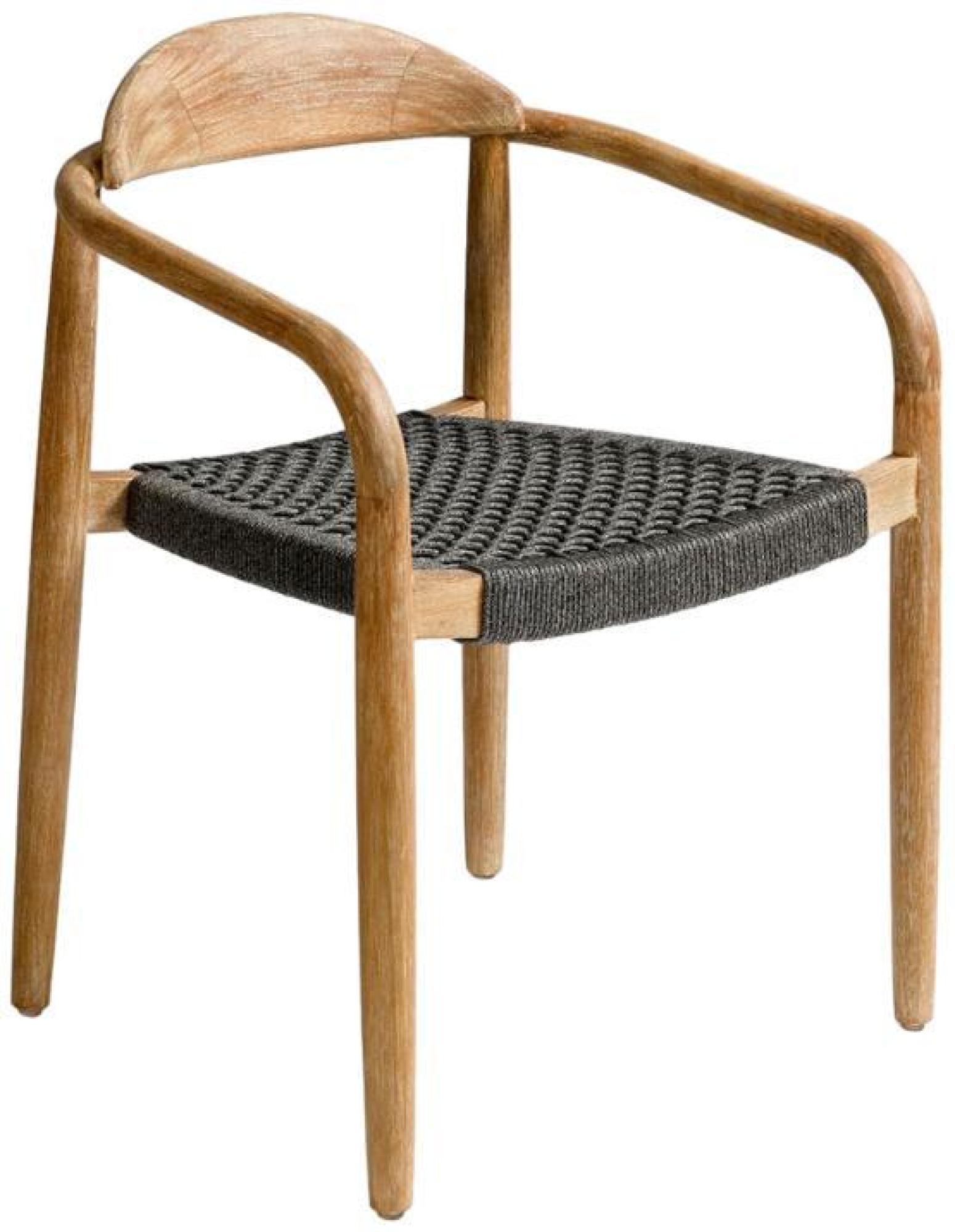 Product photograph of Crisal Decoracion Outdoor Rope Chair Sold In Pairs - Comes In Sand Grey Light Grey And Taupe Options from Choice Furniture Superstore.