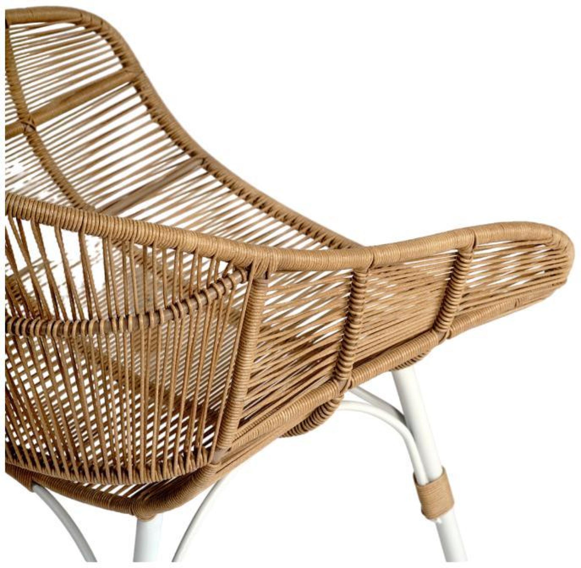 Product photograph of Natural Arms Outdoor Chair Sold In Pairs from Choice Furniture Superstore.