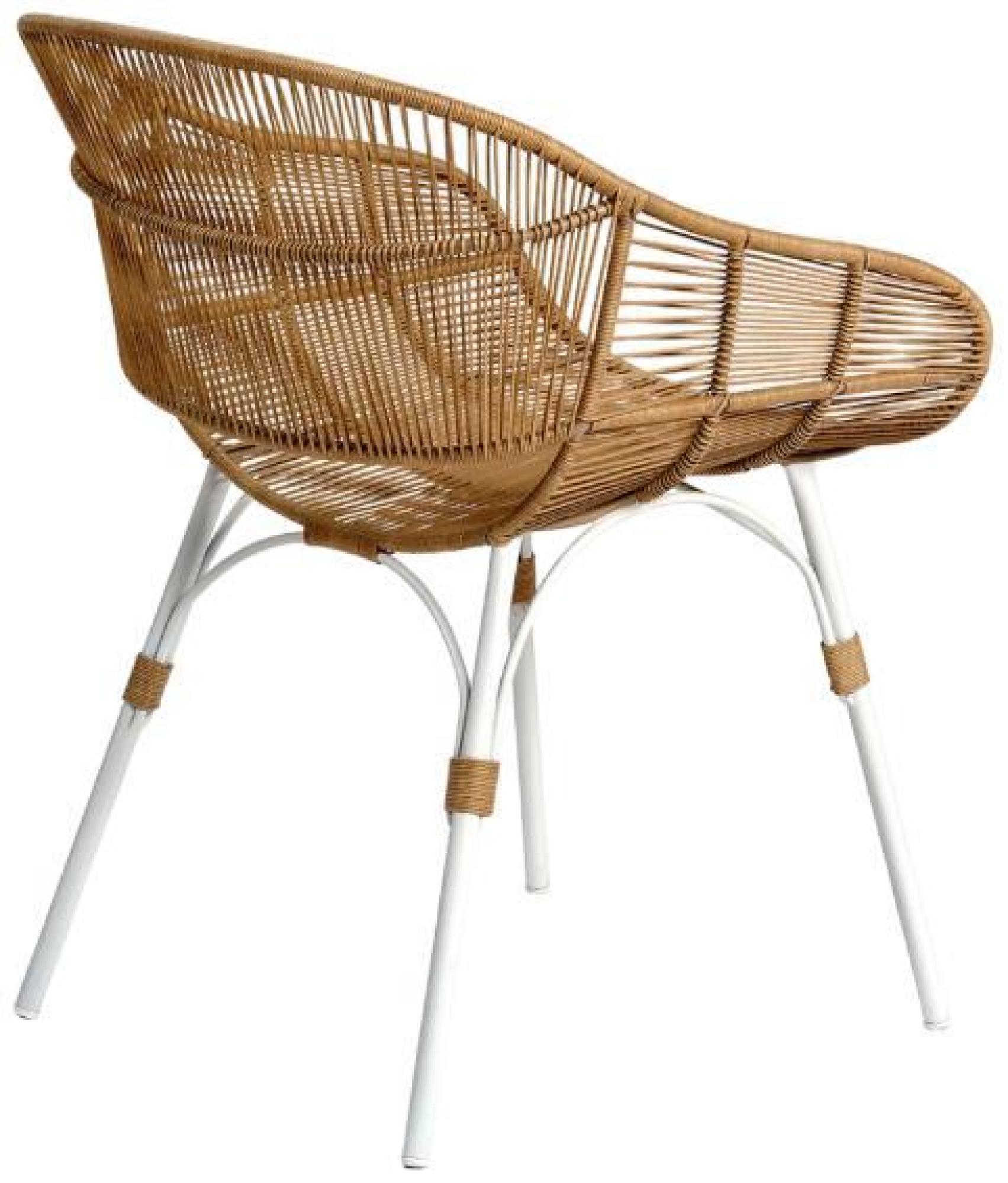 Product photograph of Natural Arms Outdoor Chair Sold In Pairs from Choice Furniture Superstore.