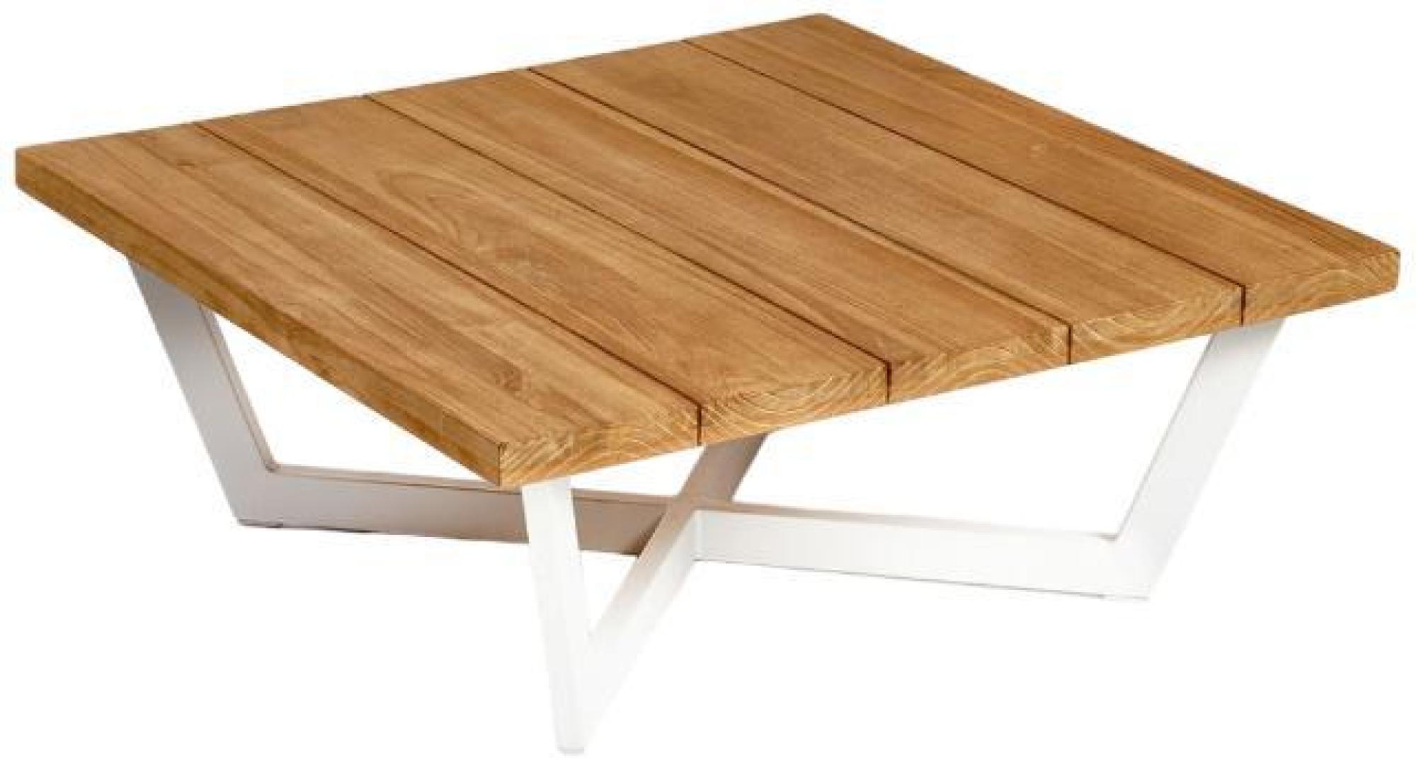 Product photograph of Natural Square Outdoor Coffee Table from Choice Furniture Superstore.