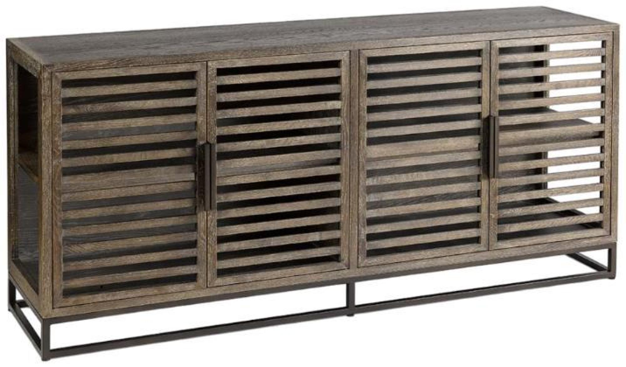 Product photograph of Crisal Decoracion Grey Oak Sideboard from Choice Furniture Superstore.