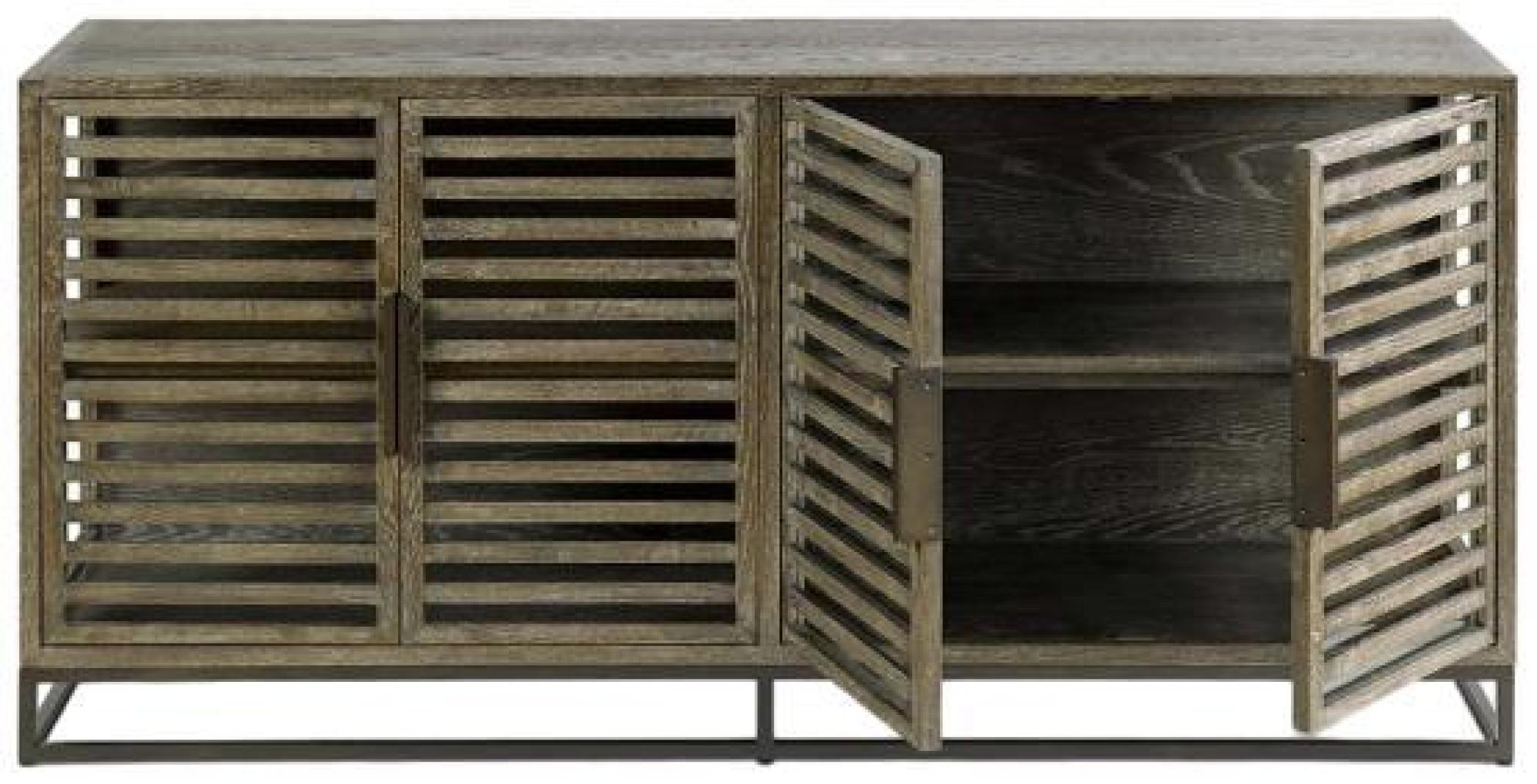 Product photograph of Crisal Decoracion Grey Oak Sideboard from Choice Furniture Superstore.