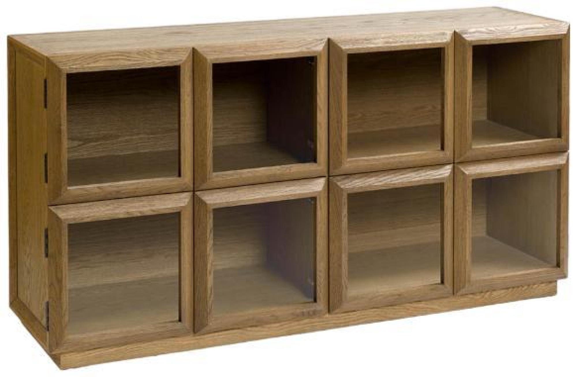 Product photograph of Crisal Decoracion Oak 8 Door Sideboard from Choice Furniture Superstore.