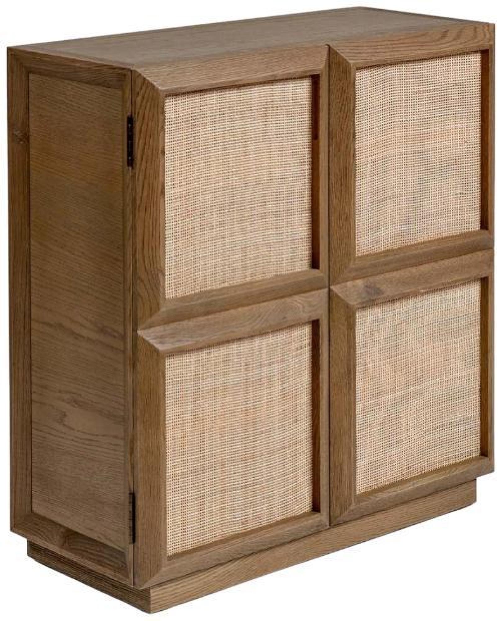 Product photograph of Crisal Decoracion Oak Wood 2 Door Shoe Rack from Choice Furniture Superstore.