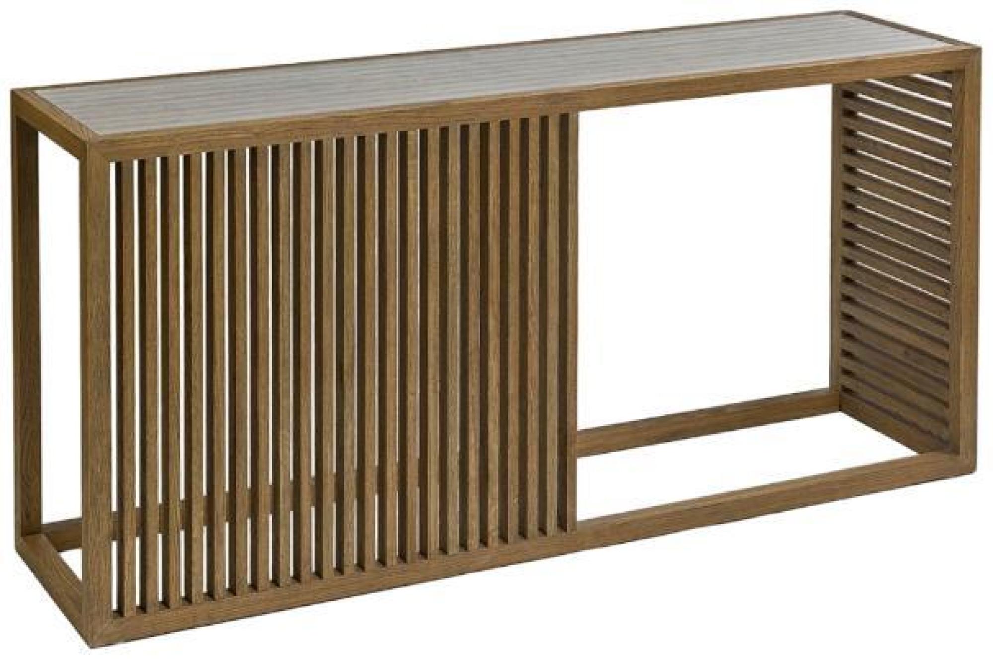 Product photograph of Crisal Decoracion Natural Slats Sideboard from Choice Furniture Superstore.