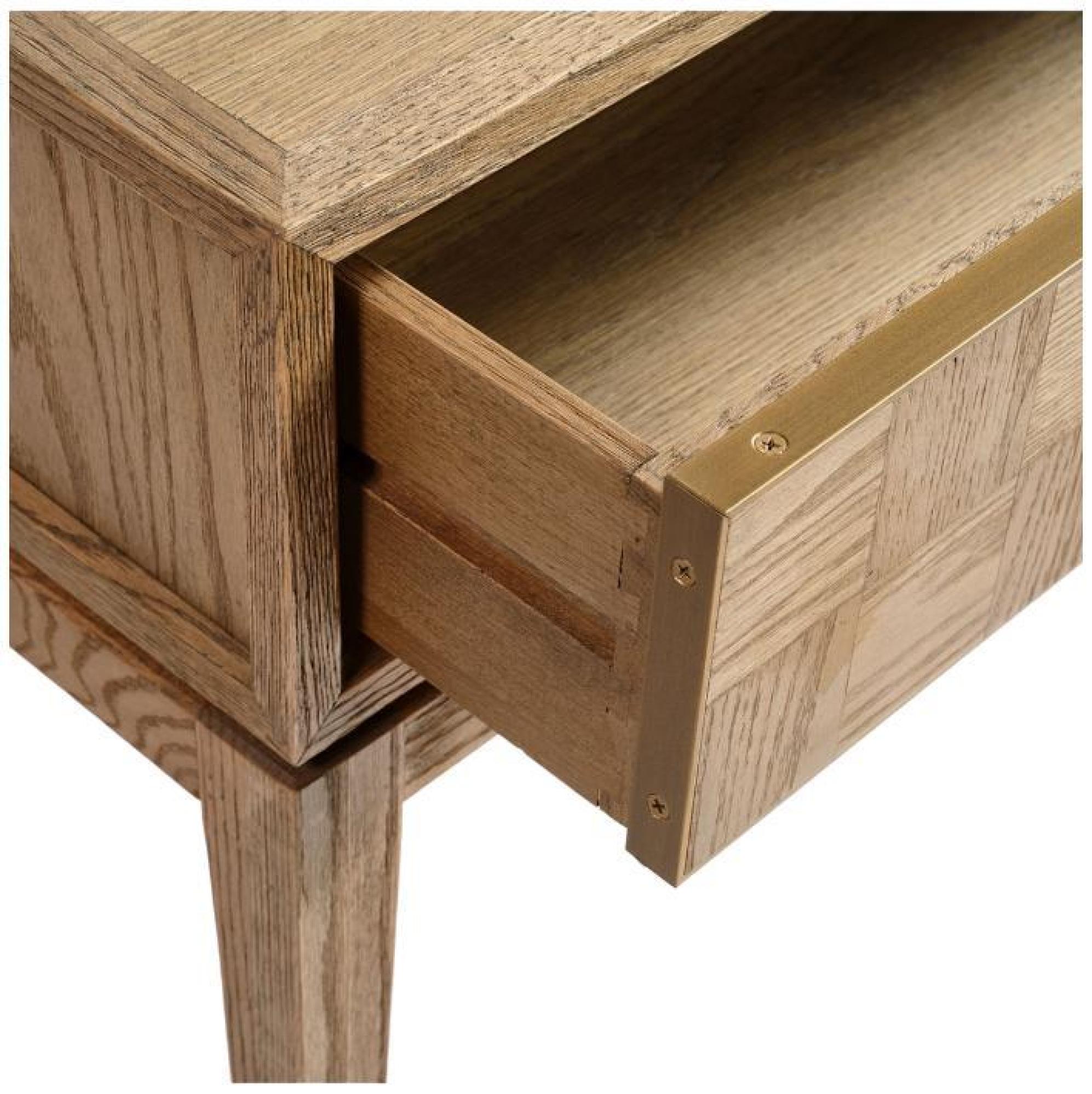 Product photograph of Natural Oak 1 Drawer Wood Bedside Table from Choice Furniture Superstore.