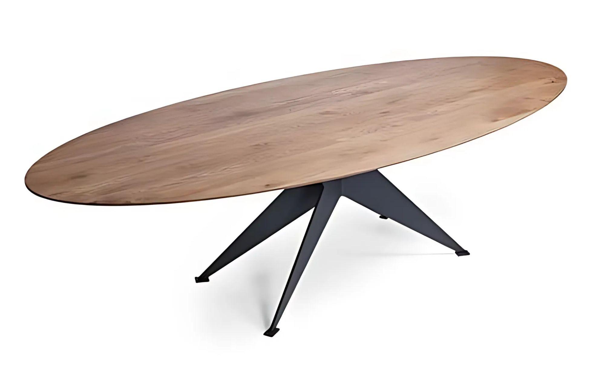 Product photograph of Crisal Decoracion Oak Oval Dining Table - 6 Seater from Choice Furniture Superstore.