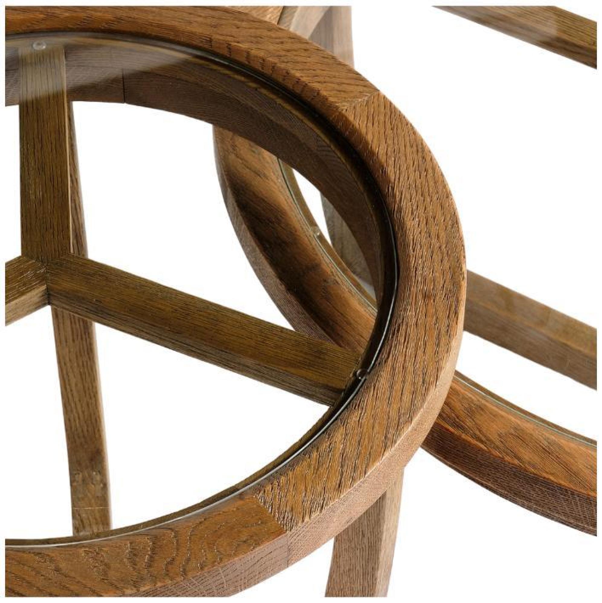 Product photograph of Natural Oak Round Coffee Table from Choice Furniture Superstore.