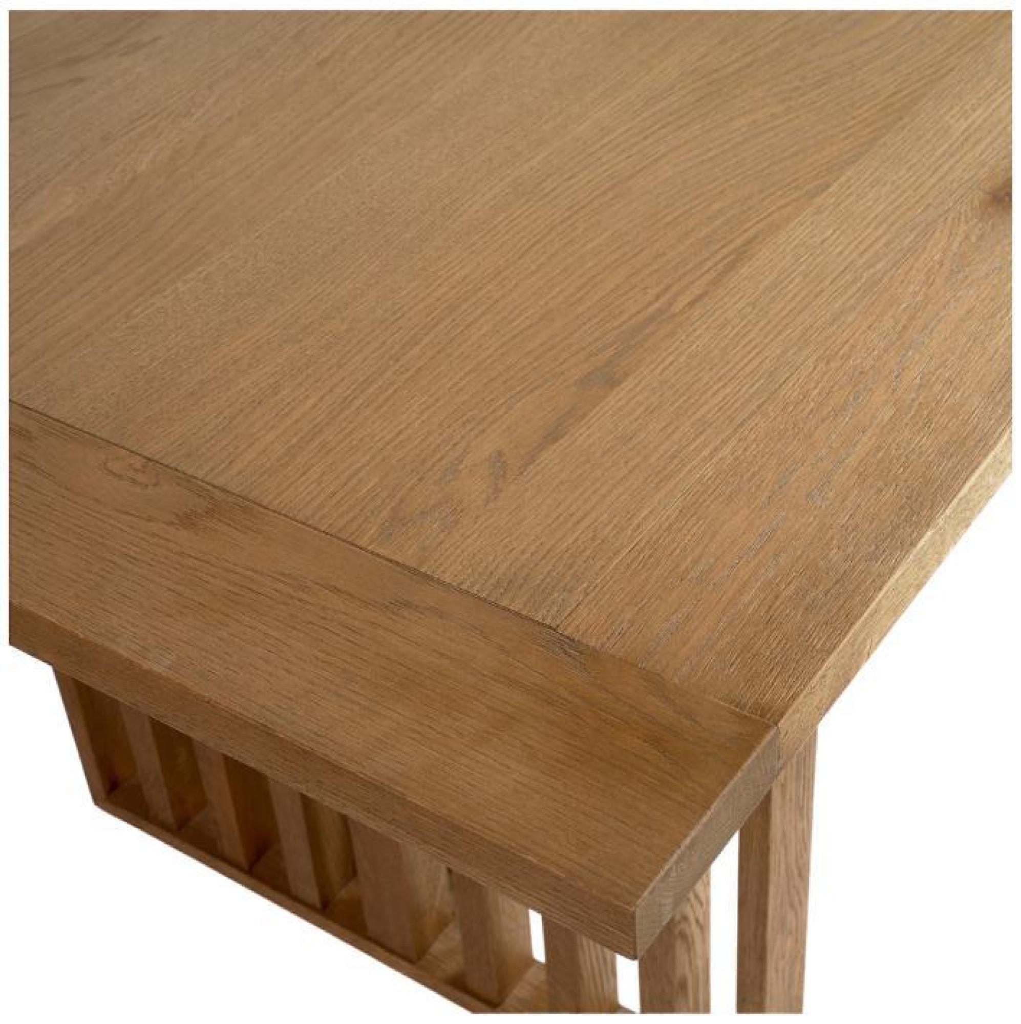 Product photograph of Crisal Decoracion Natural Oak Rectangular Dining Table - 8 Seater from Choice Furniture Superstore.