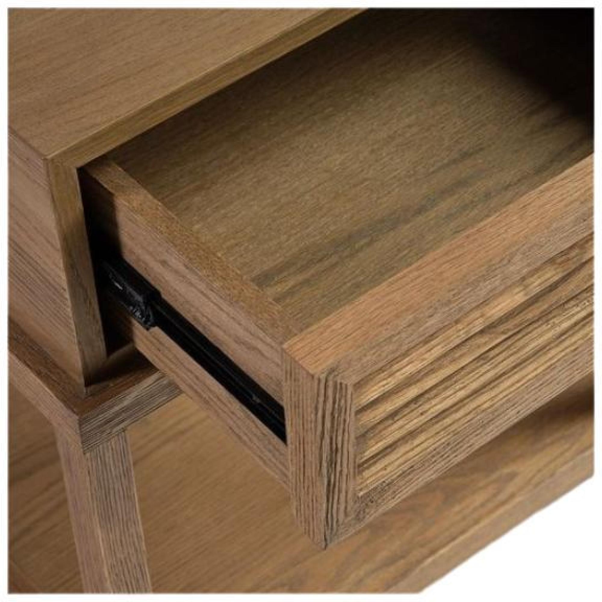 Product photograph of Natural Oak Wood 1 Drawer Bedside Table from Choice Furniture Superstore.