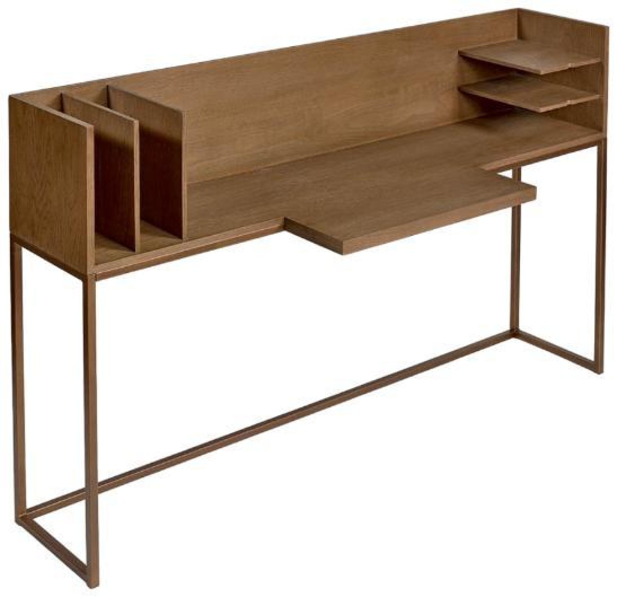 Product photograph of Crisal Decoracion Natural Oak Wood Desk from Choice Furniture Superstore.