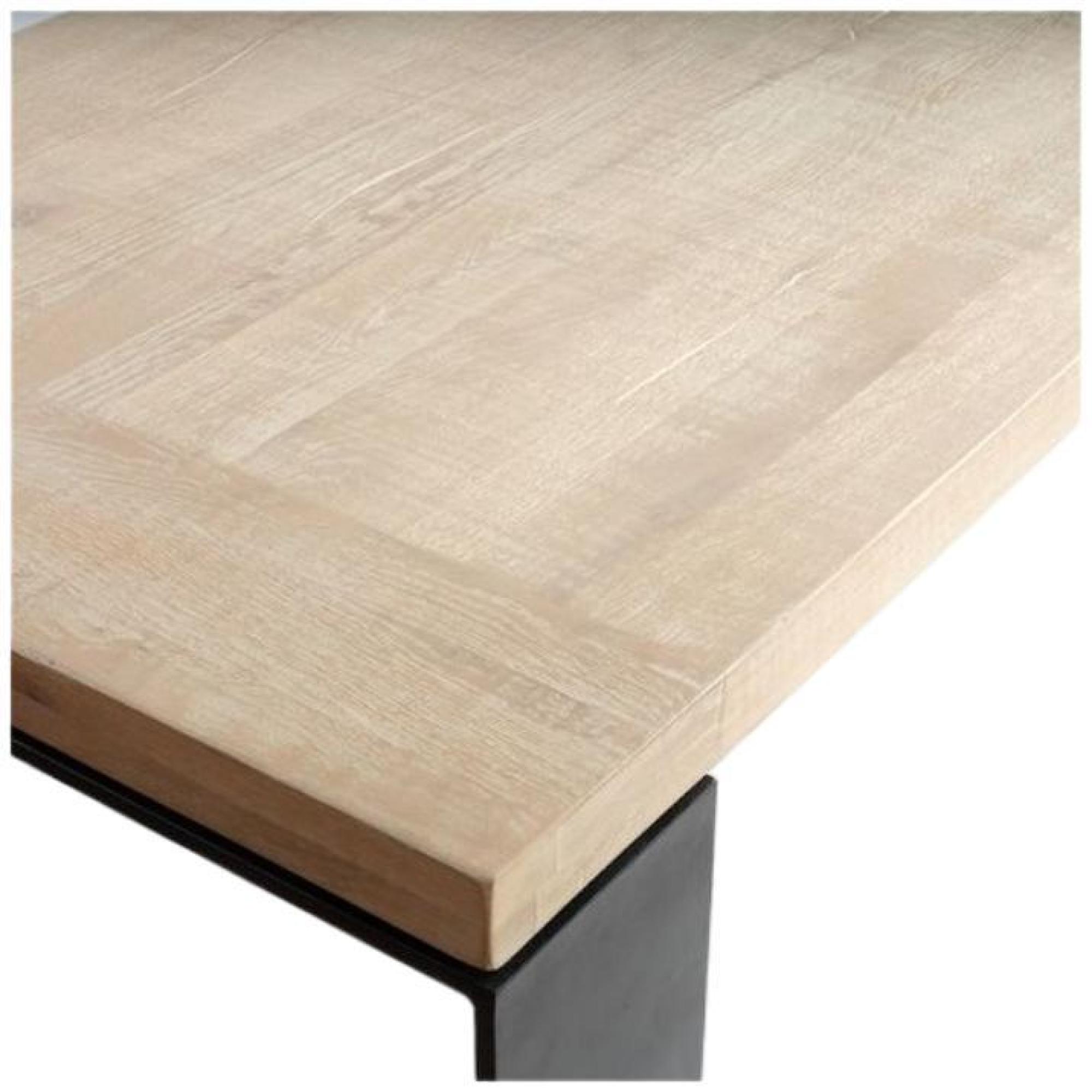 Product photograph of Bleached Oak Rectangular Dining Table - 8 Seater from Choice Furniture Superstore.