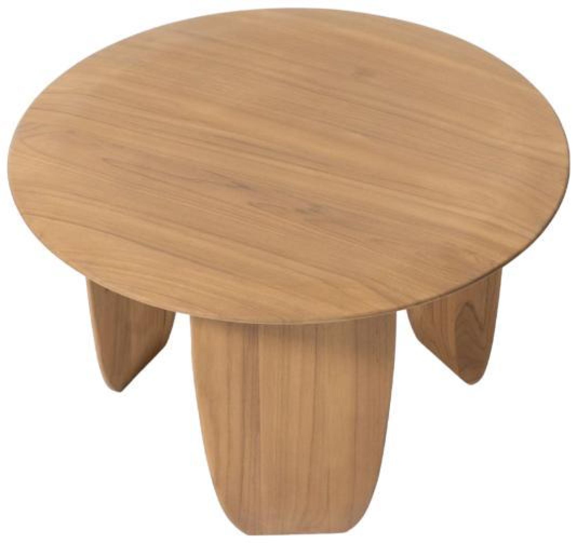 Product photograph of Crisal Decoracion Natural 3 Legs Round Coffee Table from Choice Furniture Superstore.