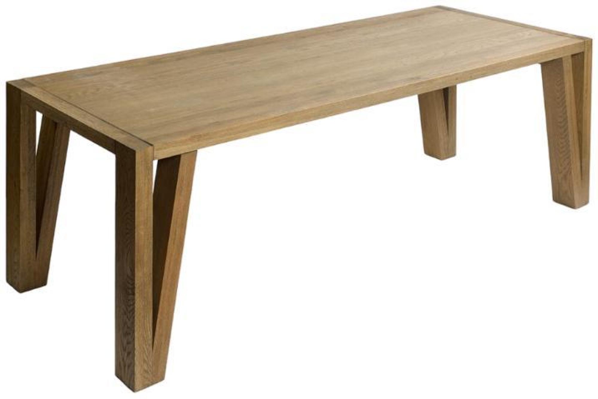 Product photograph of Crisal Decoracion Natural Oak Dining Table - 8 Seater from Choice Furniture Superstore.