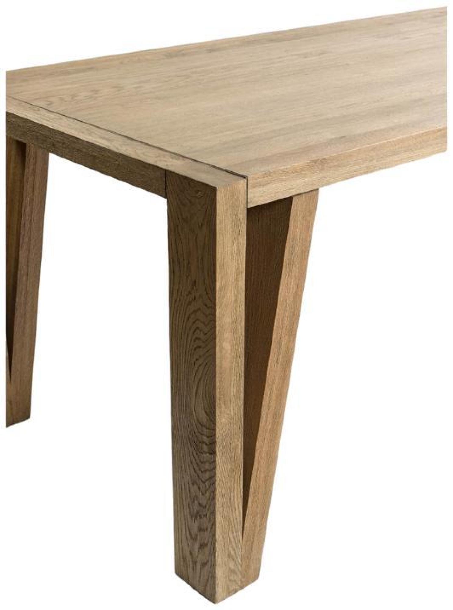 Product photograph of Crisal Decoracion Natural Oak Dining Table - 8 Seater from Choice Furniture Superstore.